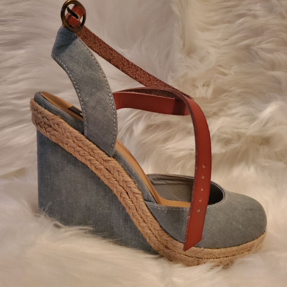 BC Footwear Rough and Tough Espadrille Wedges.